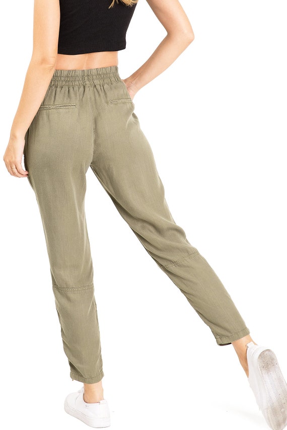 Womens Lightweight Ankle Jogger Pants, Comfortable Athleisure Pants With  Pockets, Elastic Waistband -  Canada