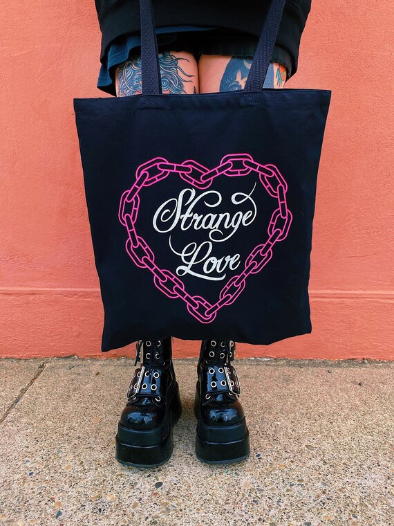 Strange Love Depeche Mode Screen Printed Tote Bag