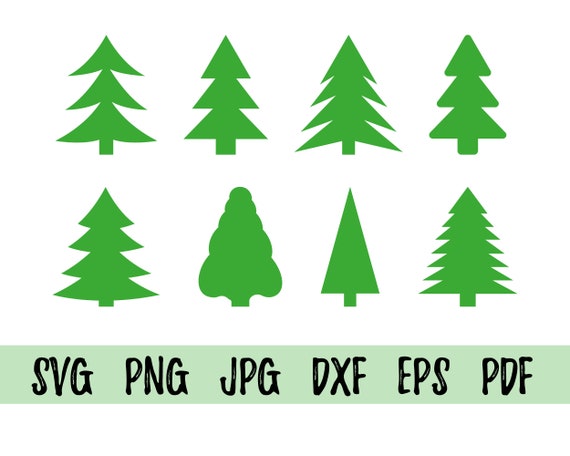 Download Christmas Tree Svg File For Cricut Silhouettes Clipart Svg Etsy