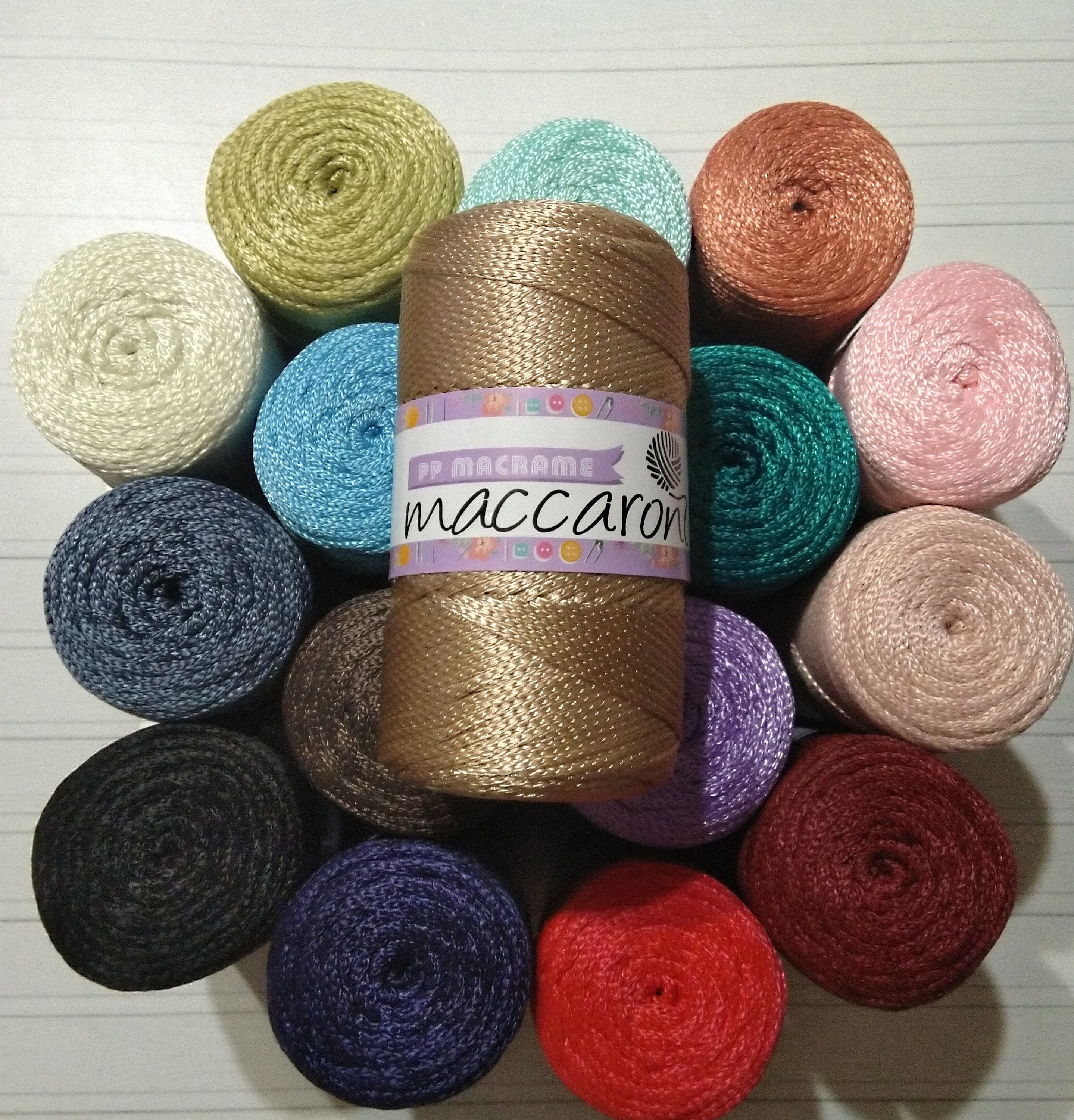 3 mm pp yarn Maccaroni yarn bag yarn macrame yarn pp cord Etsy