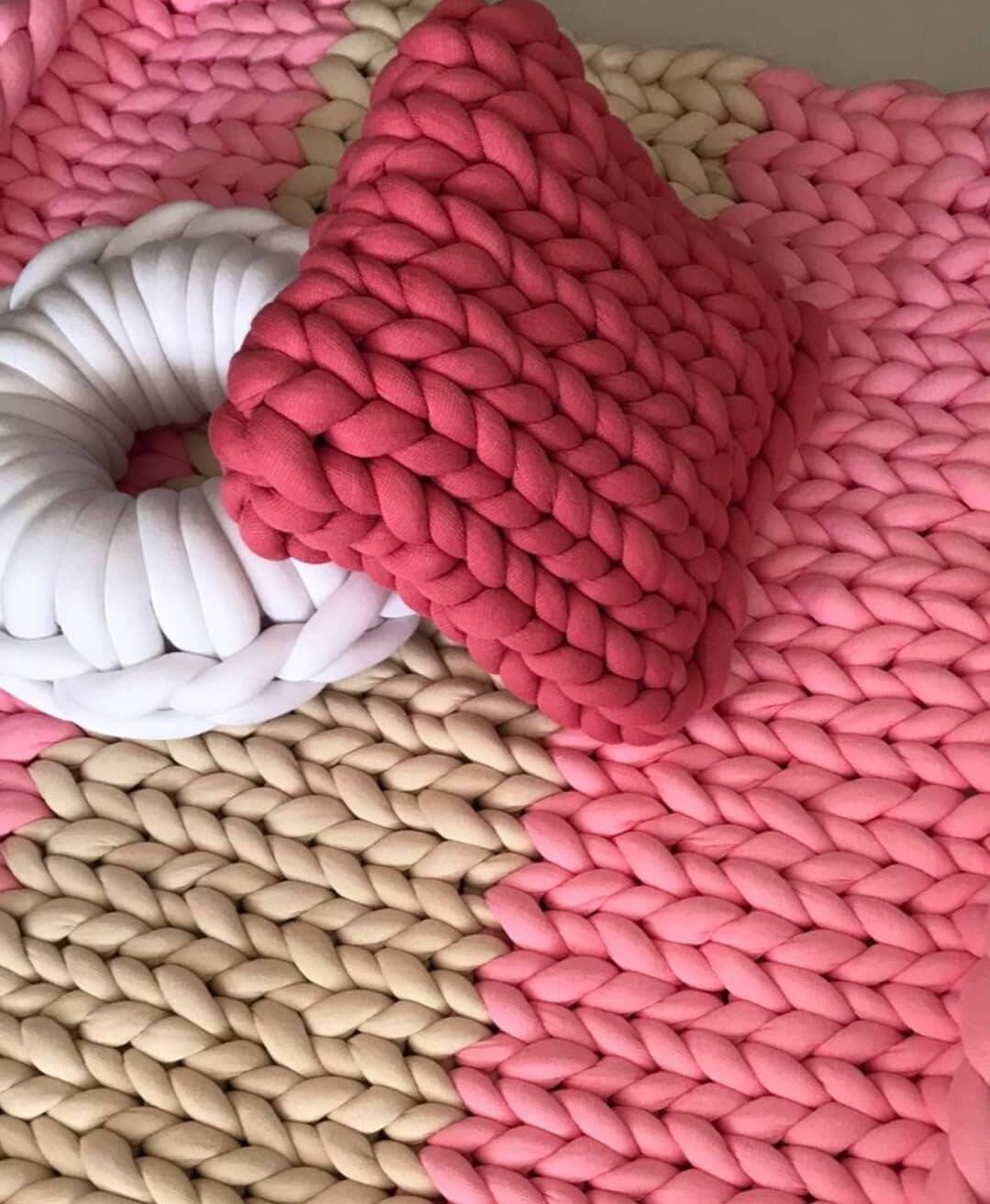 Chunky Knit yarn 1kg Thick yarn Jumbo yarn Tube yarn Puffy Etsy