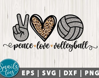 Download Love Volleyball Svg Etsy
