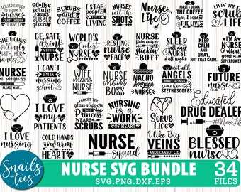 Download Nurse Svg Bundle Etsy