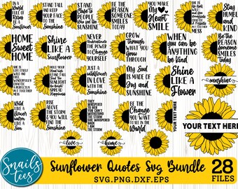 Download Sunflower Quotes Etsy