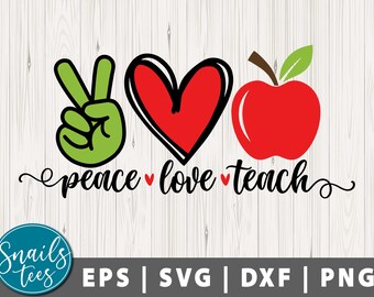 Free Free Peace Love Teach Svg Free 172 SVG PNG EPS DXF File