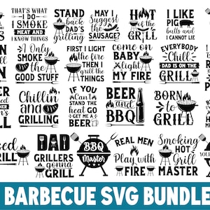 Paquete SVG de barbacoa, SVG de maestro de la barbacoa, SVG de parrilla, papá asador divertido, svg de amante de los filetes, paquete SVG de barbacoa, archivo de corte svg de rey de la parrilla cricut