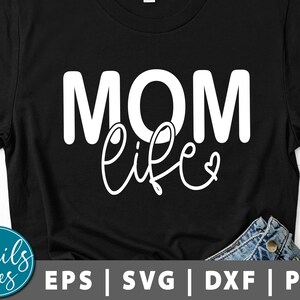 Mamá Vida SVG Png Dxf Día de la Madre svg camiseta madre Svg mamá regalo svg mamá svg mamá svg Sublimaation Digital Cut File Cricut Cameo Silhouette