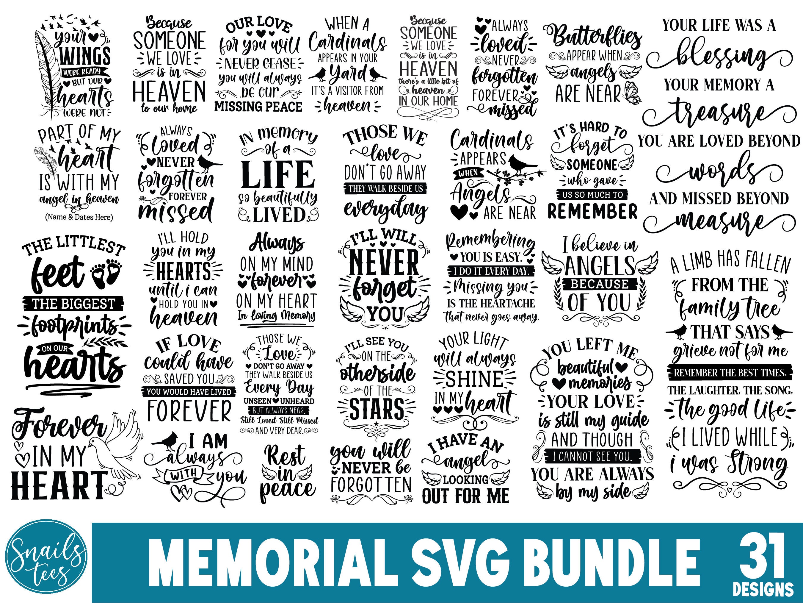 Memorial Quotes Svg Bundle, Cardinal Svg, Memorial Quotes Svg, Rest In Peace Svg, Loving Memory Svg, Remembrance Svg,Faith svg,Christian svg