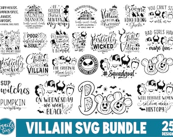 Halloween Svg Bundle, Witch svg, Ghost svg, Villain svg, Boo svg, Halloween shirt svg, Halloween Shirt Svg, cut file for Cricut Silhouette