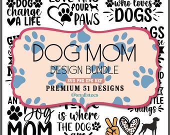 50+ Dog Mom PNG Bundle, SVG, Digital Download, Life Is Better With My Dogs,Dog png,Funny Quotes, Floral Clipart,Funny Pet Sublimation Design