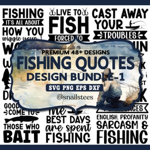 48+Fishing Sublimation Bundle, SVG, Sublimation, Father's Day Fishing Quotes png, Fisherman PNG, Fishing Quotes PNG, Hooker, Fishing Dad png