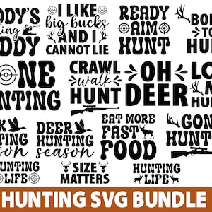 Hunting Life x87 BUNDLE Svg, Hunter Svg, Deer Svg, Duck Hunting Svg, Hunting Aim Svg, Antlers svg, Hunting Commercial, Cut File For Cricut