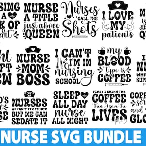 Nurse SVG Mega Bundle, Nurse Sayings, Nurse Quotes SVG, Nurse Life, Doctor Svg, Nurse Svg Heart, Nurse Superhero,Registered nurse svg Cricut