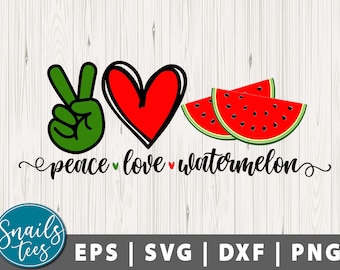 Peace love Watermelon Svg Png Sublimation digital download watermelon Png Sublimation designs Summer theme sublimation png digital printable