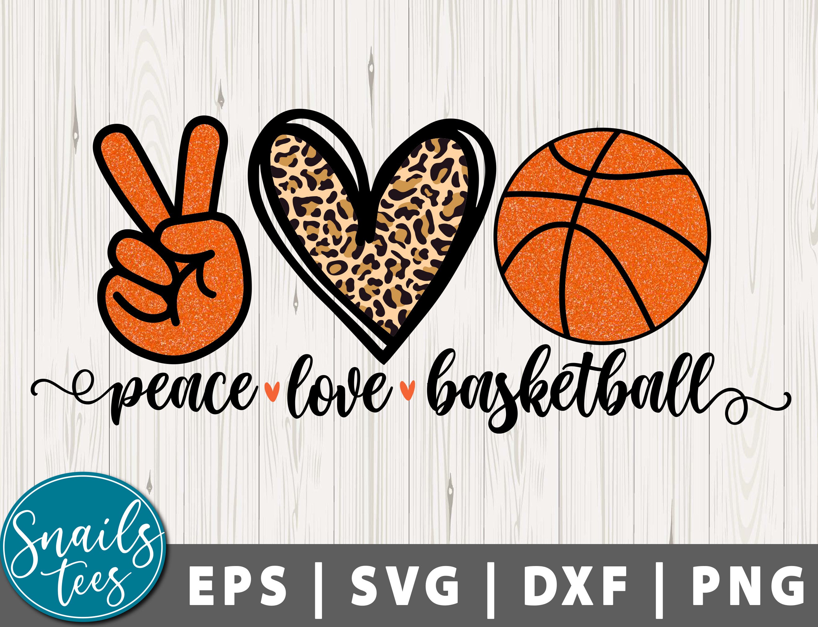Peace Love Basketball Svg Png Eps Dxf Sublimation Basketball - Etsy UK