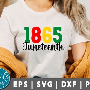 1865 svg Png, Juneteenth Shirt Svg, Juneteenth 1865 svg, Black Culture Svg, Black Woman Svg, Black History Svg, 19 giugno, cricut Silhouette