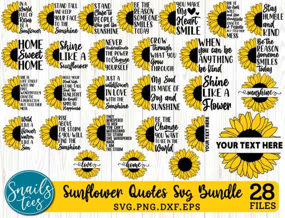Free Free 112 Sunflower Quote Svg SVG PNG EPS DXF File