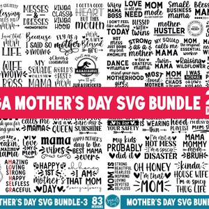 Moederdag Mega Svg-bundel, 200+ ontwerpen, Moederdag ontwerpen, moeder svg bundel, moeder svg, moeder leven svg, grappig, gesneden bestand Cricut silhouet