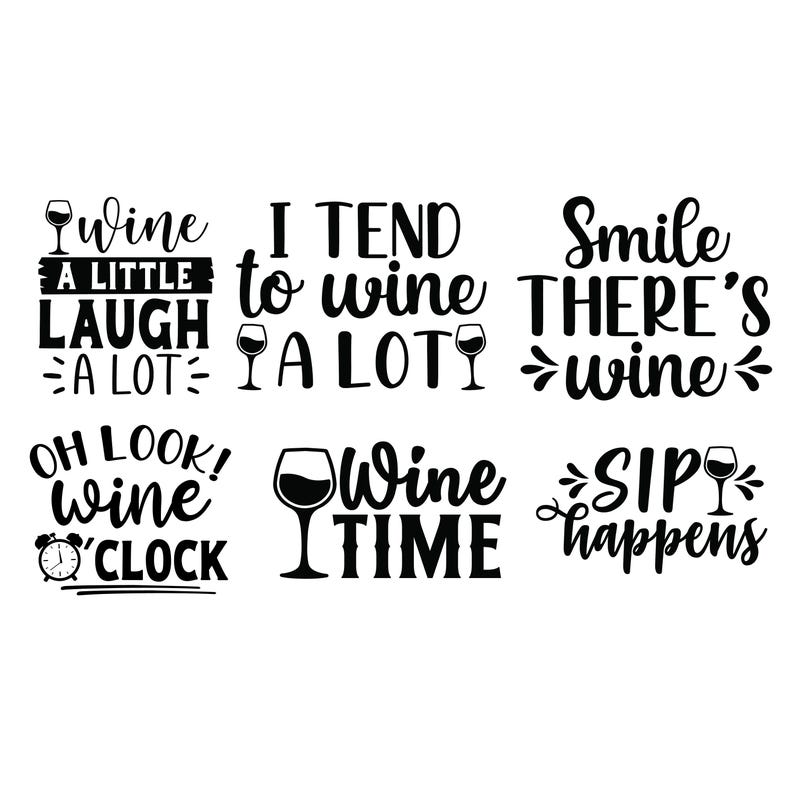 50 Wine design Svg, wine svg, Typography wine svg bundle, wine t-shirt design, wine quotes svg, wine bottle svg, wine glasses svg, Cricut image 8