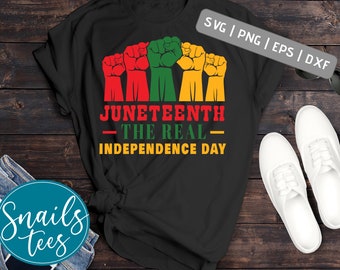 Juneteenth the real svg Patriotic Shirt svg American flag 4th of July Shirt svg independence day svg Instant Download svg png jpeg eps dxf