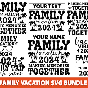 Family Vacation Svg Bundle 2025, Summer 2025 Svg, Beach Vacay Png, Family Trip SVG, Family Matching Png, Travel Vacation cut file Cricut
