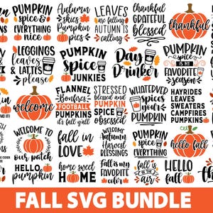 Ultimate Fall SVG Bundle, Fall round sign svg Bundle, Fall SVG Files, Halloween Svg Files, Autumn Svg Bundle, Fall porch sign svg, Svg File