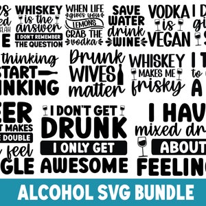 Pacchetto di citazioni sull'alcol in formato SVG, vino in formato SVG, alcol divertente in formato SVG, sottobicchiere in formato SVG, bere in formato SVG, birra in formato SVG, whisky in formato SVG, vodka in formato SVG, citazioni impertinenti