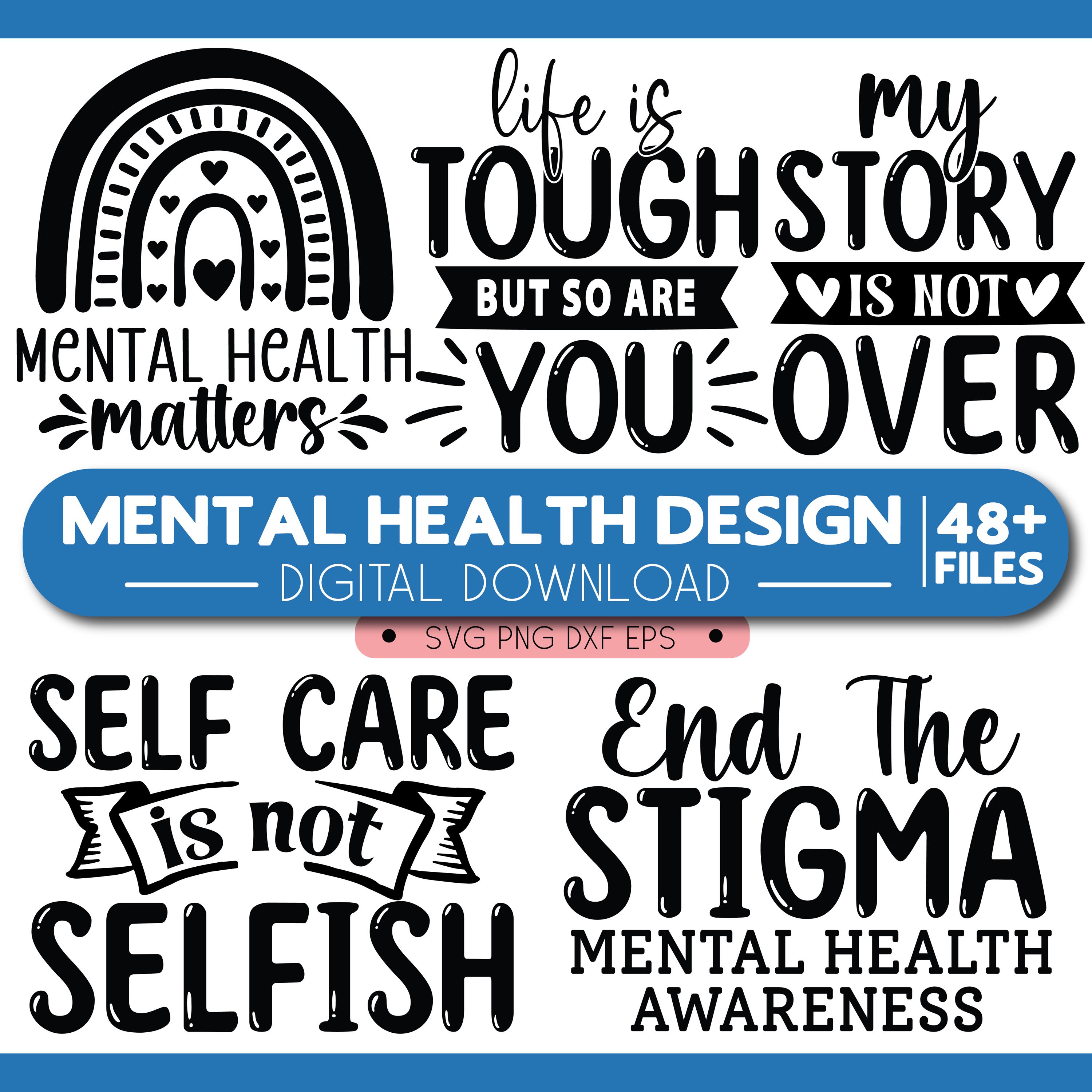 Funny Mental Health Png Bundle,svg,self Care PNG, Trendy PNG Bundle ...