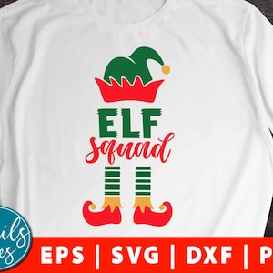 Elf Kader Svg Eps Dxf Png Frohe Weihnachten Svg Elf Hut mit Schleife Kinder Santa Svg Weihnachten Elf Beine Svg Winter Svg geschnitten Datei für Cricut Cameo