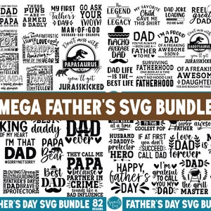 父の日 SVG バンドル、父親 SVG、お父さん SVG、最高のお父さん SVG、パパ SVG、おじいちゃん SVG、お父さん、家族 SVG バンドル、カット ファイル Cricut シルエット