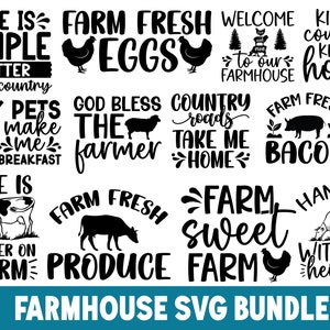 Farmhouse SVG Bundle, Farmhouse sign svg, Farmhouse Sign Making SVG Bundle, Farmhouse kitchen svg, windmill svg, Farmhouse bathroom svg