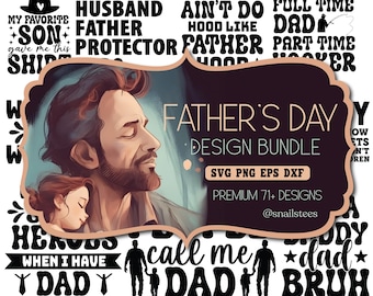71+ Father's Day Png Bundle, SVG Bundle, Digital Download Png, Sublimation Designs, Dad Bundle PNG, Father's Day PNG,Best Dad Ever Png,Shirt