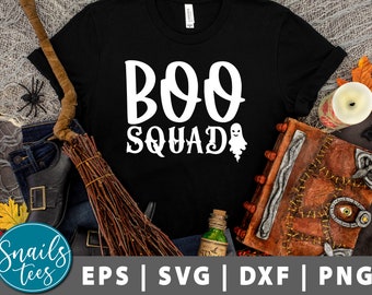 Boo svg Boo Suqad SVG Png Dxf Halloween Svg Ghost svg Hey Boo svg Spooky shirt svg Kids Halloween svg shirt svg cut file cricut Silhouette
