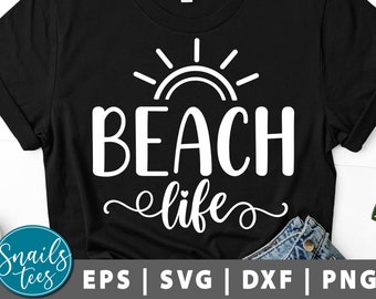 vie de plage svg Png Eps Dxf Plage Svg Été Svg bonjour été svg Vacances Svg Vacay svg Laisse Croisière svg Couper Fichier Cricut silhouette caméo