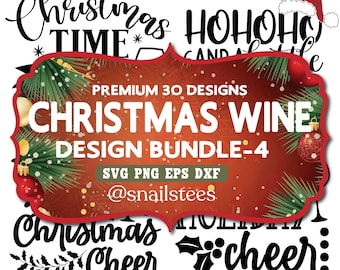 Christmas Wine Bag Bundle,Wine SVG Bundle,Wine Bag Bundle svg Cricut,Christmas Wine SVG Bundle,Christmas Wine svg, dxf, png instant download