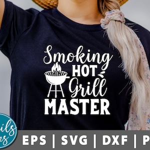 Smoking Hot Grill Master SVG, Png, Día del padre svg, Grill Dad svg, dad svg, Funny, BBQ Svg, Grill svg, Barbacoa, Barbacoa Dad Apander, Cricut