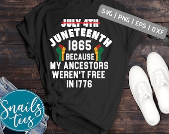 Juneteenth 1865 svg Patriotic Shirt svg  svg png eps dxf American flag 4th of July Shirt svg independence day svg Instant Download
