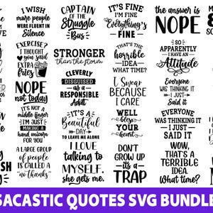 Sarcastic svg, Sarcastic Bundle Svg, Sarcasm Svg Bundle, Funny Svg Bundle, Sarcasm Svg, Funny quotes Svg Bundle, Sarcastic Saying Svg Bundle image 5
