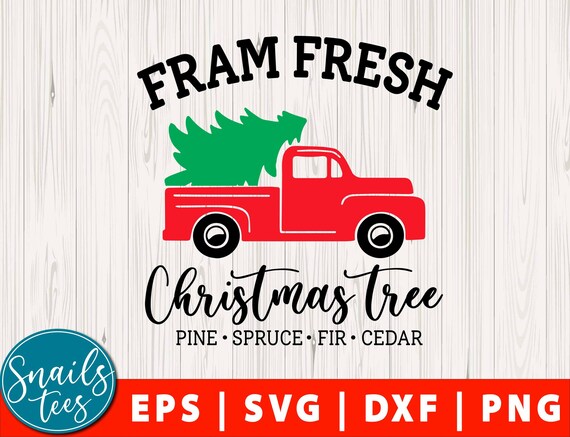 Farm Fresh Christmas Trees Svg Eps Dxf Png Christmas Tree Svg | Etsy