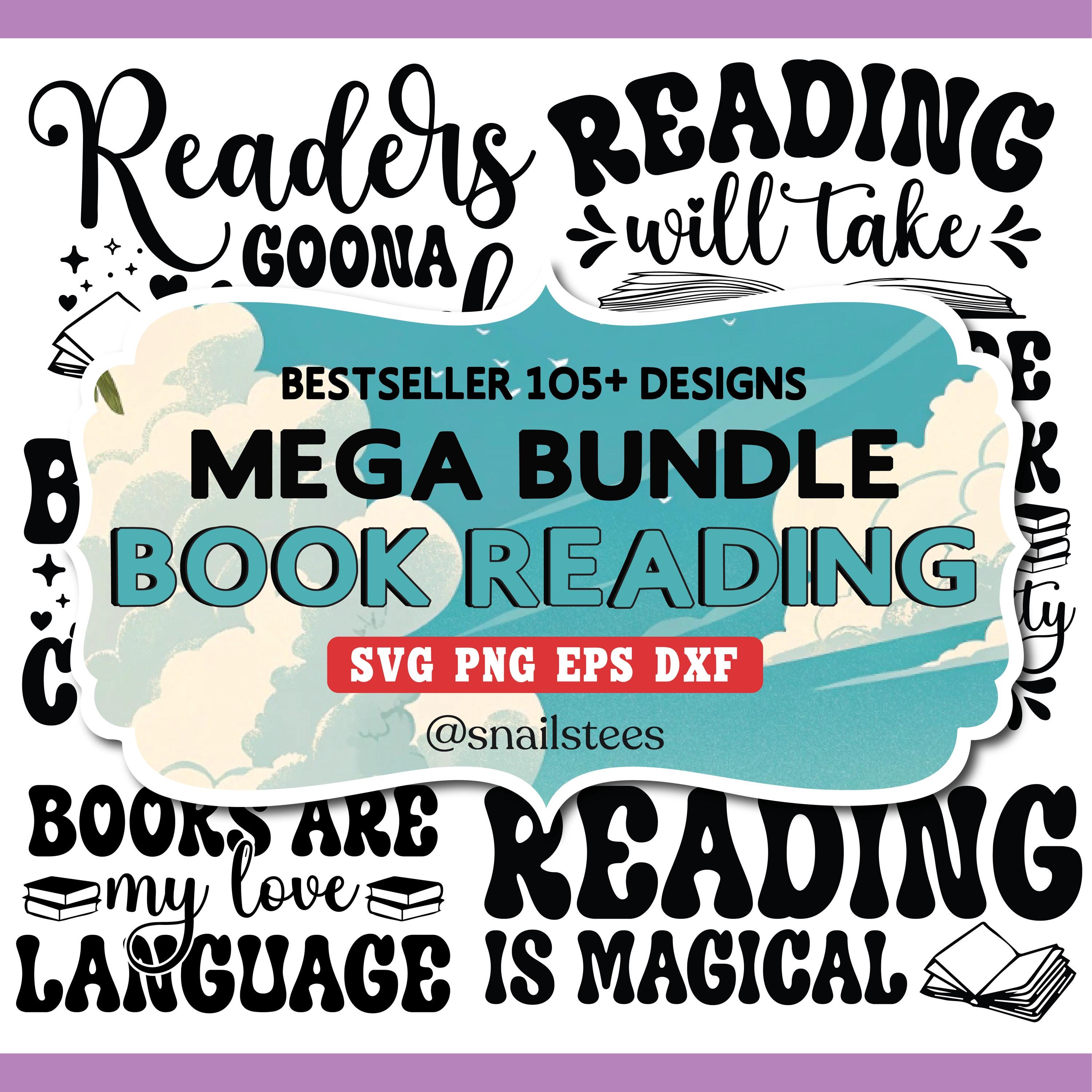 Reading SVG Bundle,png, Reading Books Svg,book Lover Svg, Reading Shirt ...