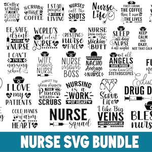Nurse SVG Mega Bundle, Nurse Sayings, Nurse Quotes SVG, Nurse Life, Doctor Svg, Nurse Svg Heart, Nurse Superhero,Registered nurse svg Cricut