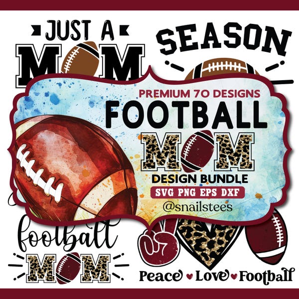 Sports Mama PNG Bundle, Football Mom PNG Bundle, Football Game Day Png,Leopard Checkered Bow Mom Design,Mothers Day Football,Trendy Mama PNG