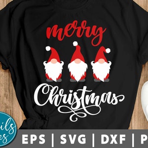 Christmas Gnomes Svg Cute Gnomies Svg Merry Christmas Svg Buffalo Plaid  Kids Funny Christmas Shirt Cuttable Designs Cut Files Cricut Cameo