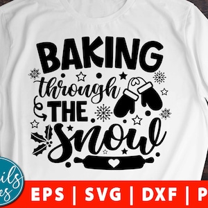 Baking through the snow Svg Eps Dxf Png Potholder svg Christmas Pot Holder Svg Oven Mitt Baking Svg Christmas Svg Cooking Svg Kitchen Svg