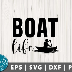 Vida en barco SVG Png Lake life Svg Funny Lake SVG Lake Saying svg Lake house svg Weekend Svg Summer Lake Quote svg Cut File Cricut Silhouette