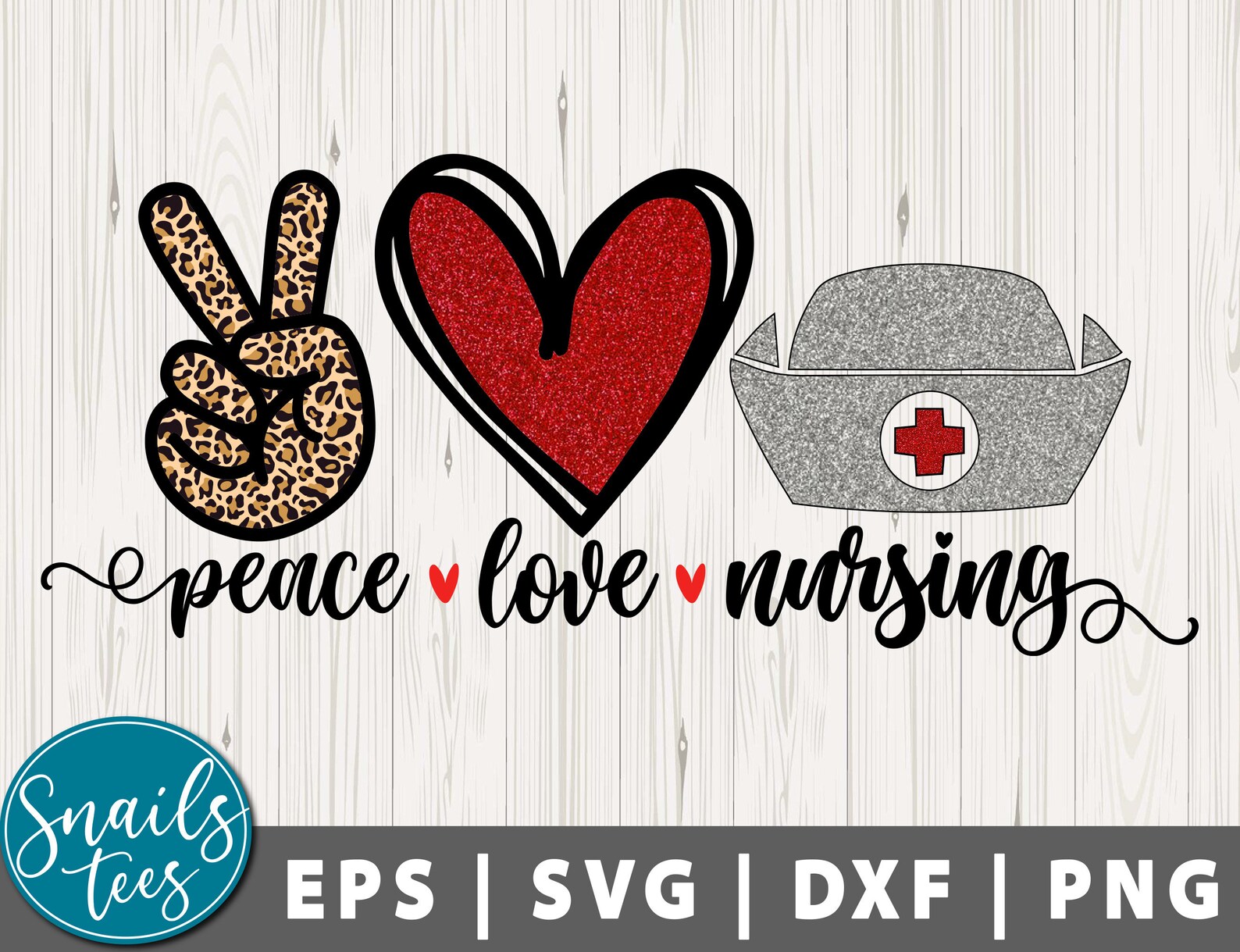 Peace Love Nursing Svg Png Eps Dxf Sublimation Nursing Svg Png Nurse ...