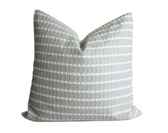 Gray pastel ESAN organic handwoven pillow, Thai fabric pillow, ESAN pillow, Minimal pillow