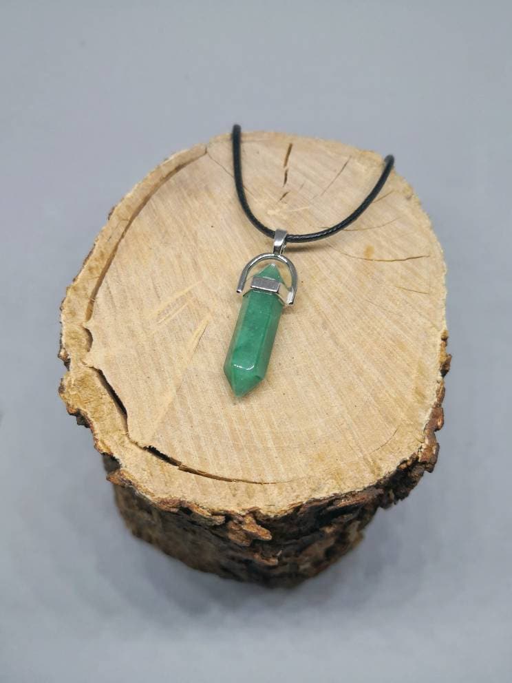 Men's Leather Necklace Jade Necklace 