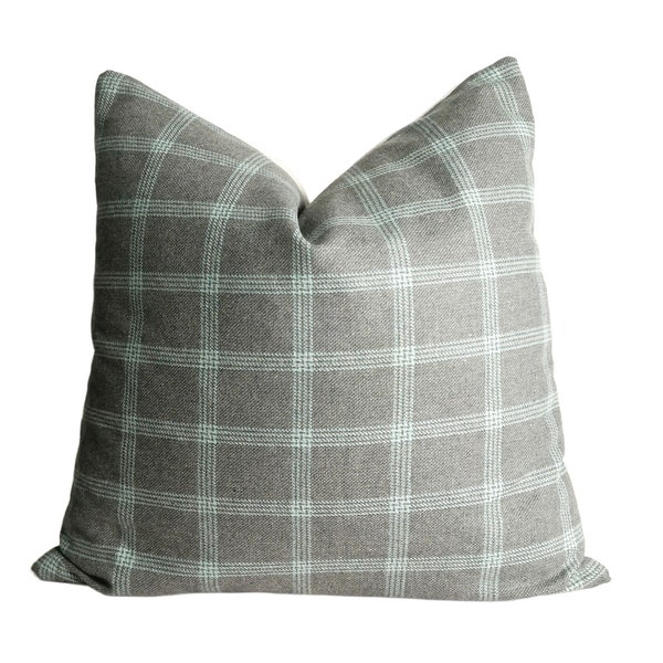 Plaid Throw Pillows Etsy