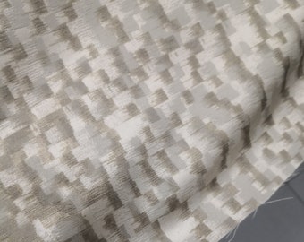 Jim Thompson Geometrischer Stoff, Moderne Luxus Thai Seide, 139 cm Breit